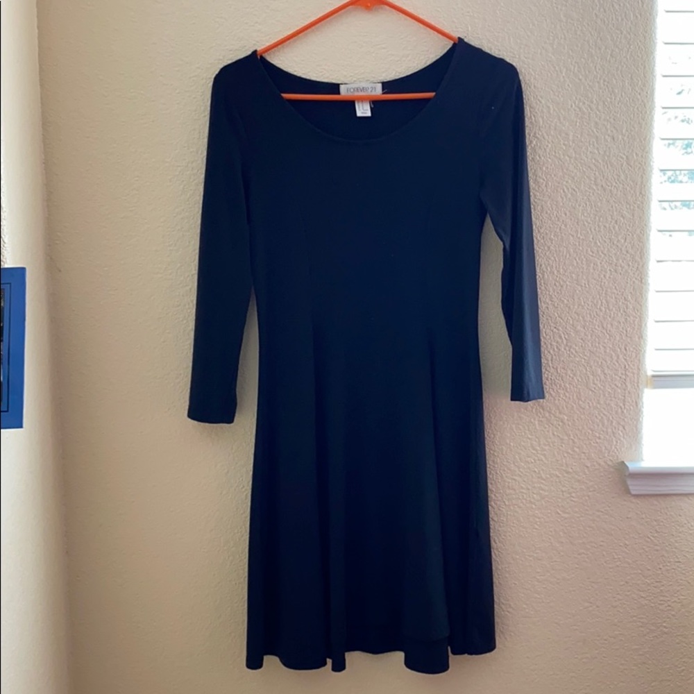 Long Sleeve Black Dress